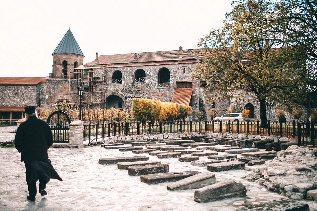 Friedhof Kloster in Georgien